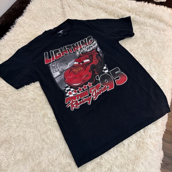 Fashion Nova Tops - Fashion Nova Black Lightning McQueen Tee